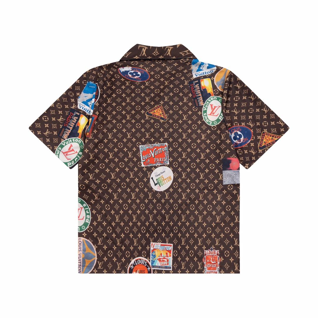 Louis Vuitton Silk Shirt & Short - DesignerGu