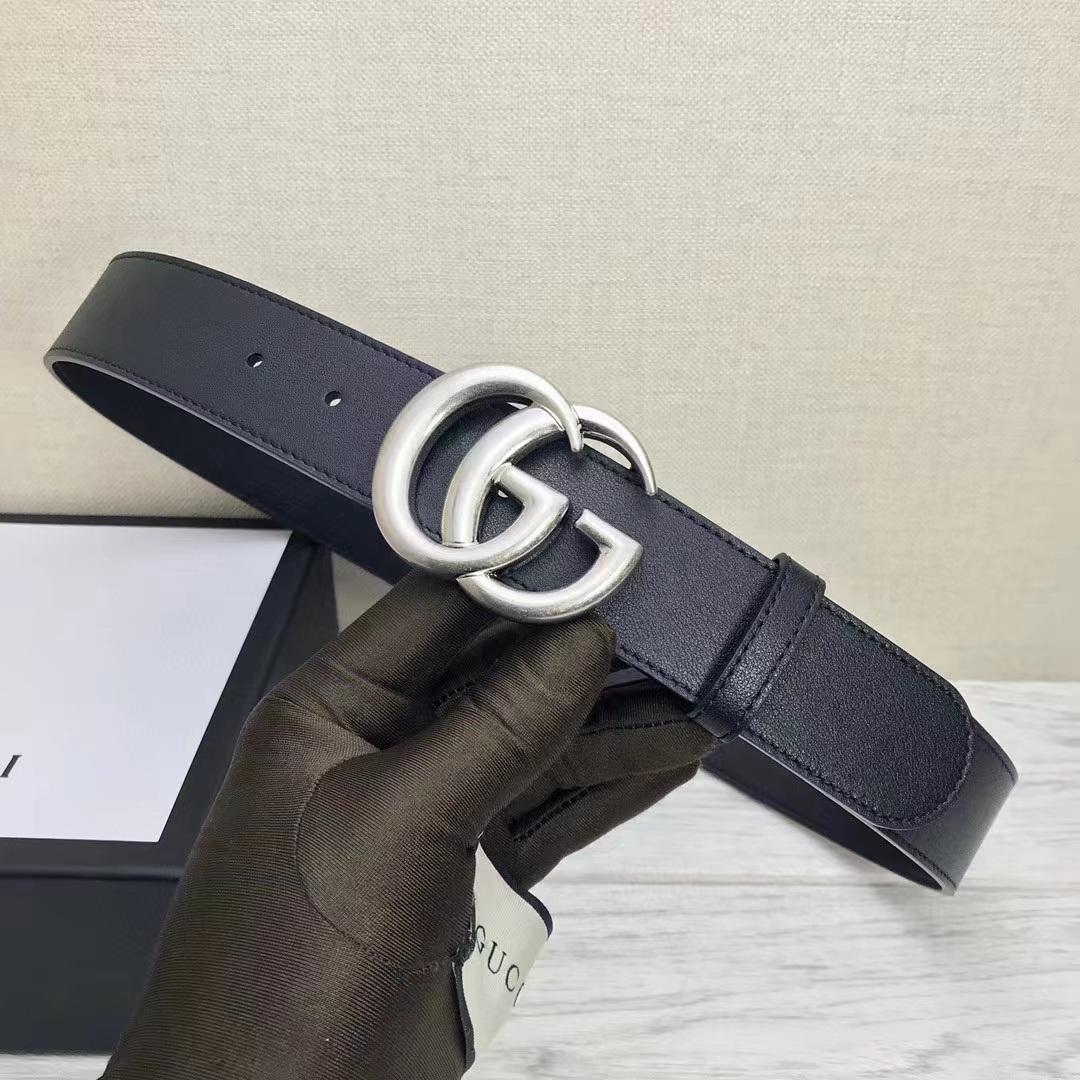 Gucci Leather Belt   - DesignerGu