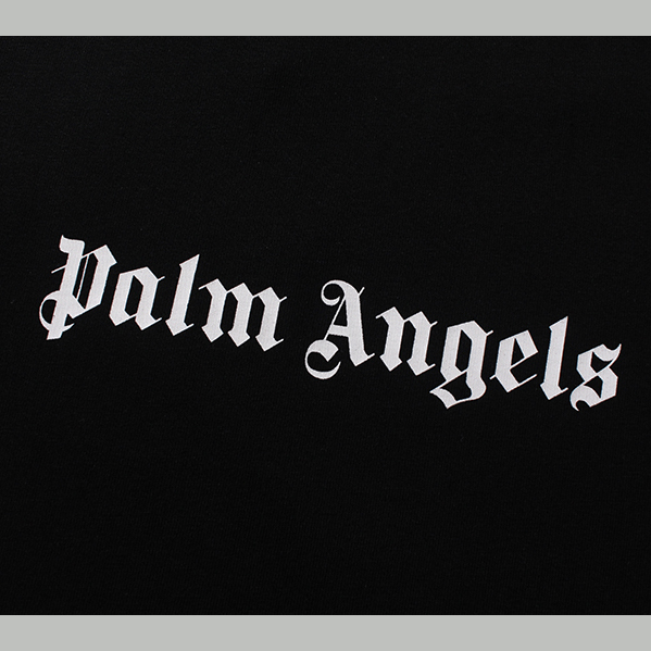 Palm Angels Logo Printed Crewneck T-Shirt  - DesignerGu