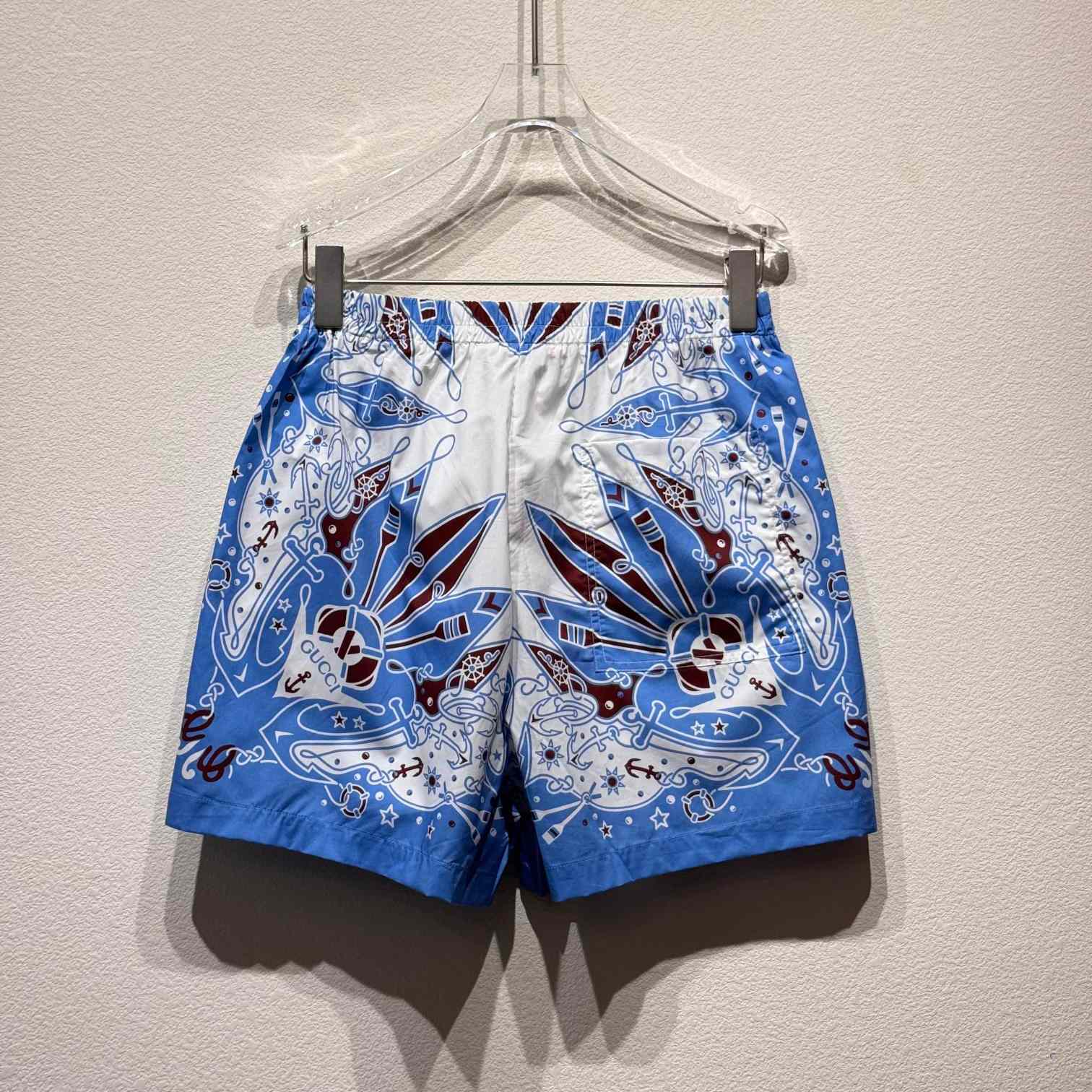 Gucci Bandana Print Cotton Short - DesignerGu