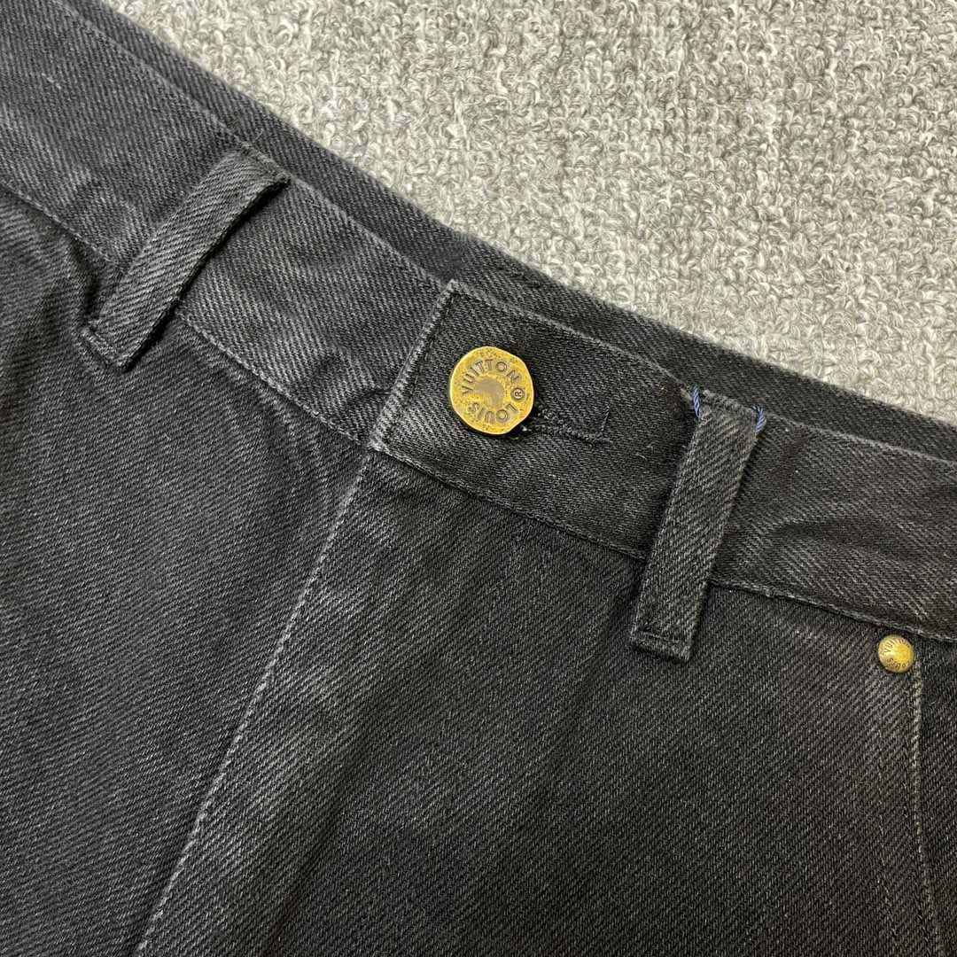 Louis Vuitton Monogram Denim Shorts    - DesignerGu