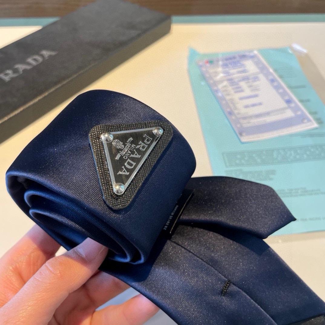 Prada Prada Logo Tie - DesignerGu