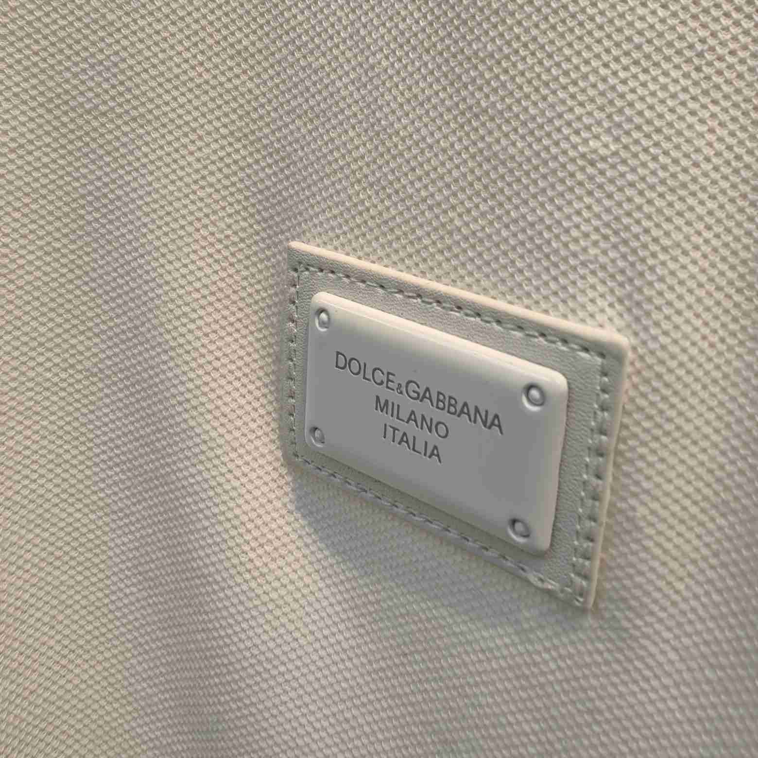 Dolce & Gabbana Logo Patch Polo Shirt  - DesignerGu