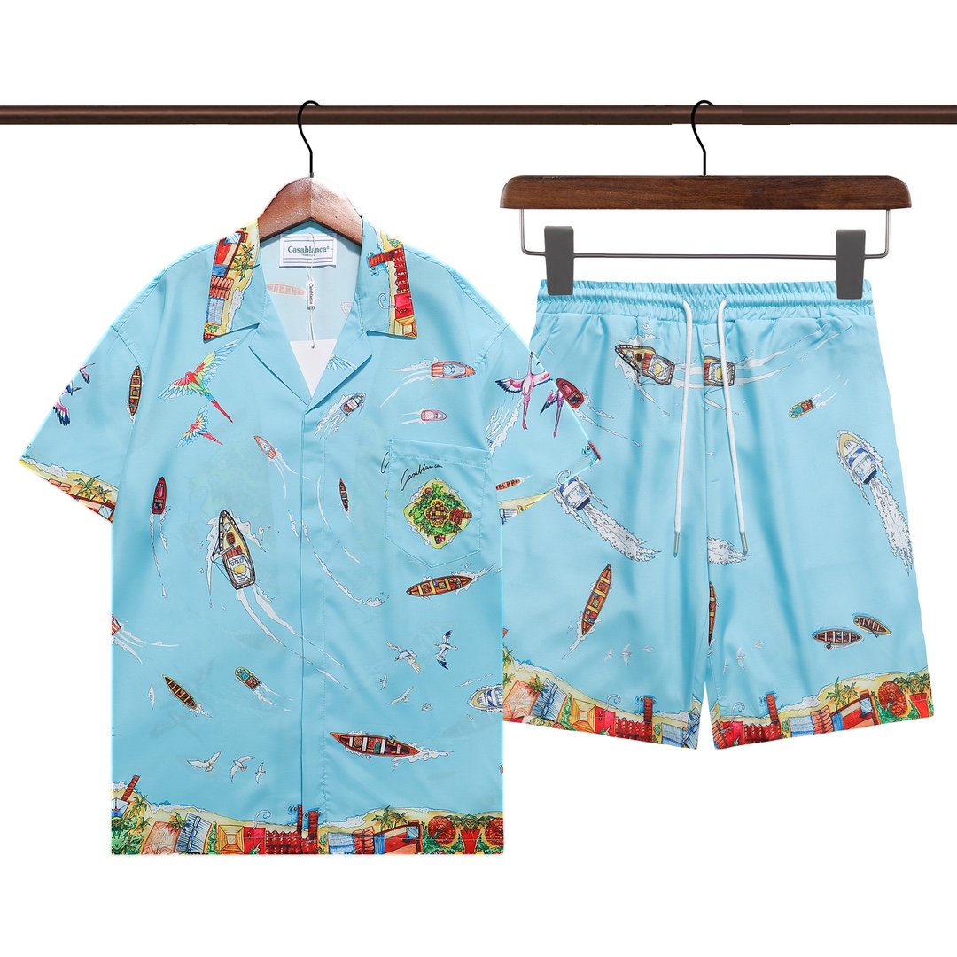 Casablanca Shirt & Shorts - DesignerGu