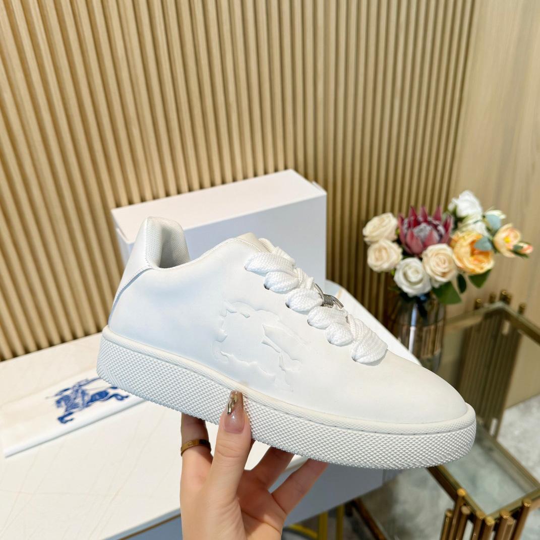 Burberry Leather Box Sneakers - DesignerGu