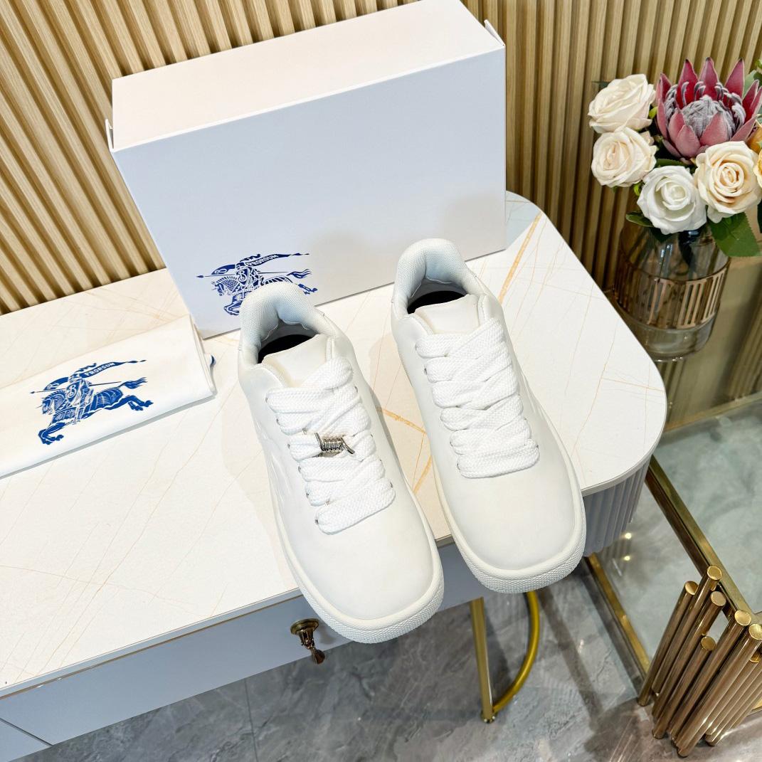 Burberry Leather Box Sneakers - DesignerGu