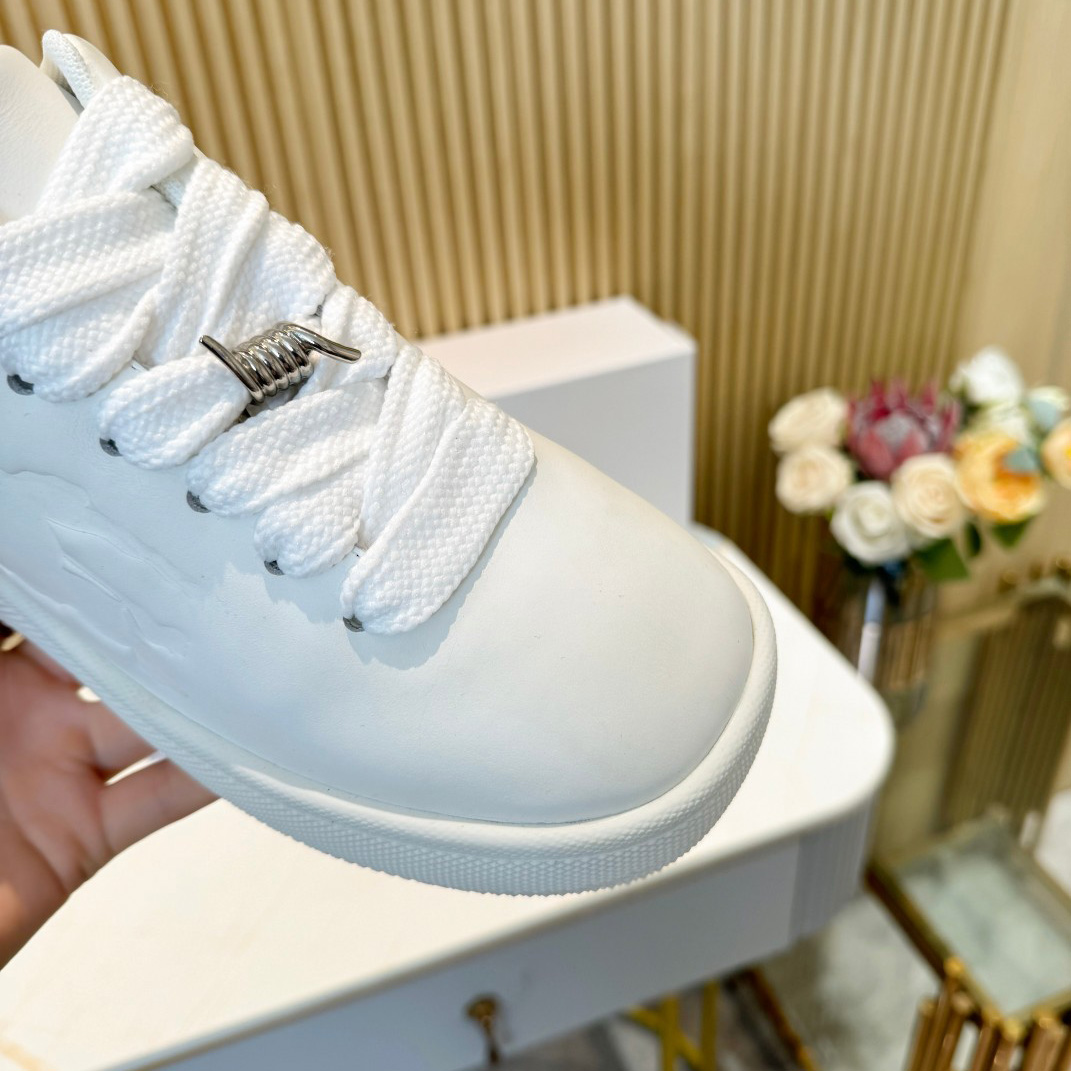 Burberry Leather Box Sneakers - DesignerGu