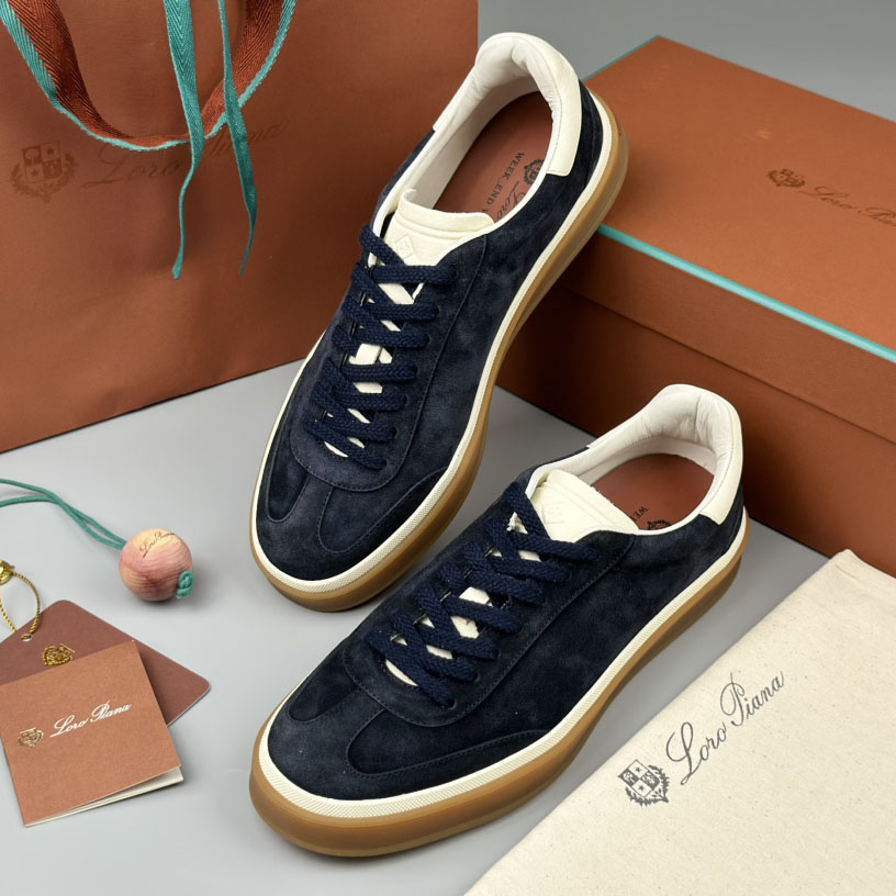 Loro Piana Low-top Lace-up Sneakers - DesignerGu