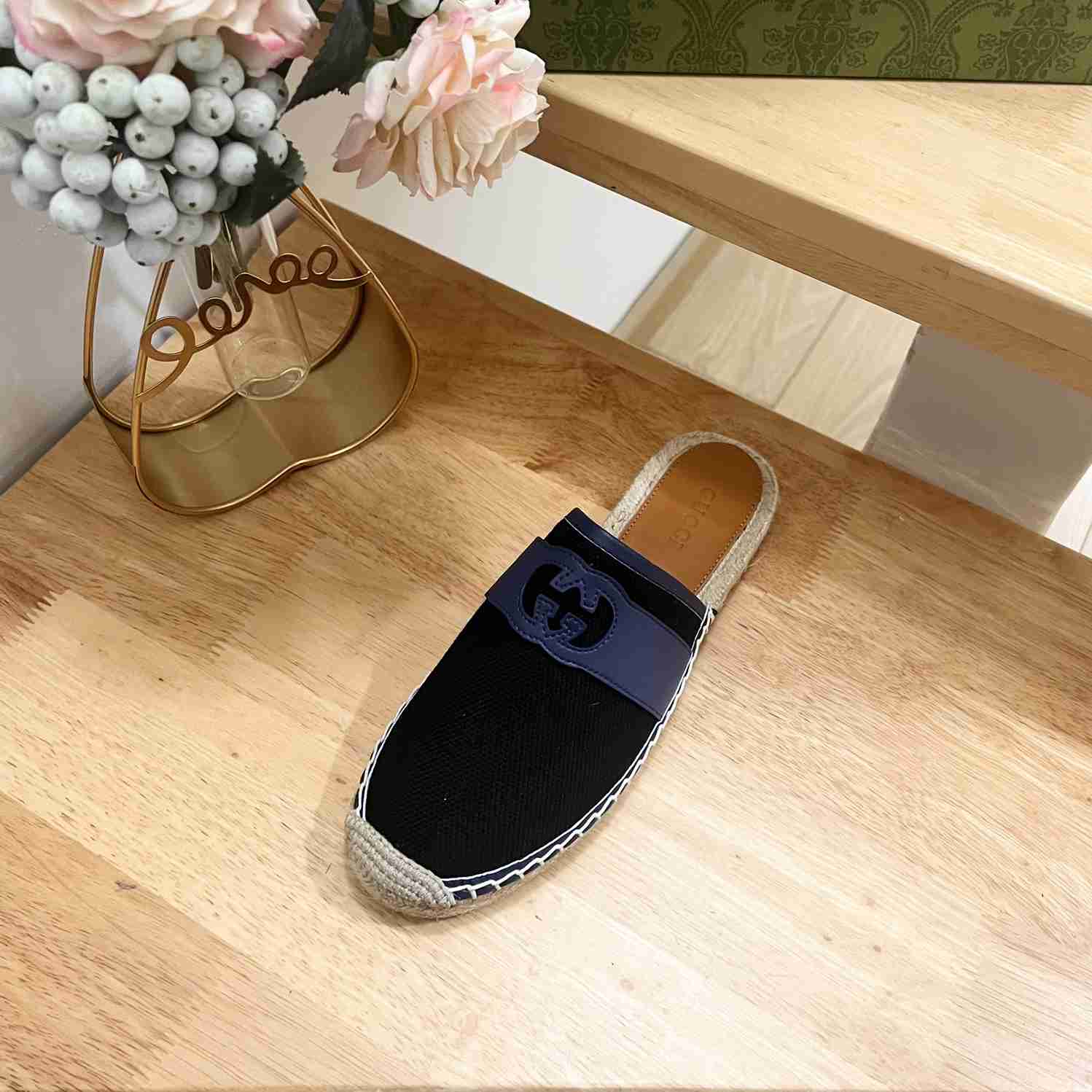 Gucci Interlocking G Slide Espadrille - DesignerGu