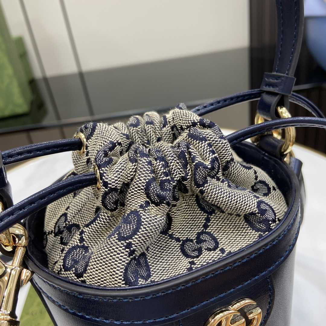 Gucci Ophidia Mini Bucket Bag  (11.5x23x8cm) - DesignerGu