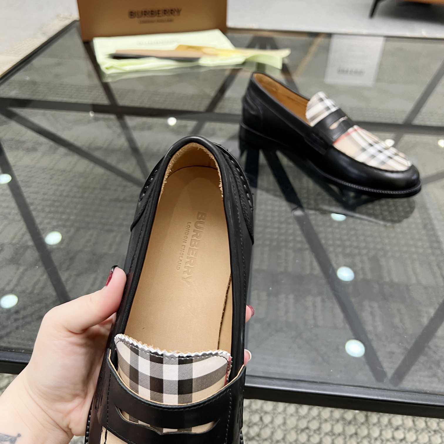 Burberry Vintage Check Penny Loafers - DesignerGu