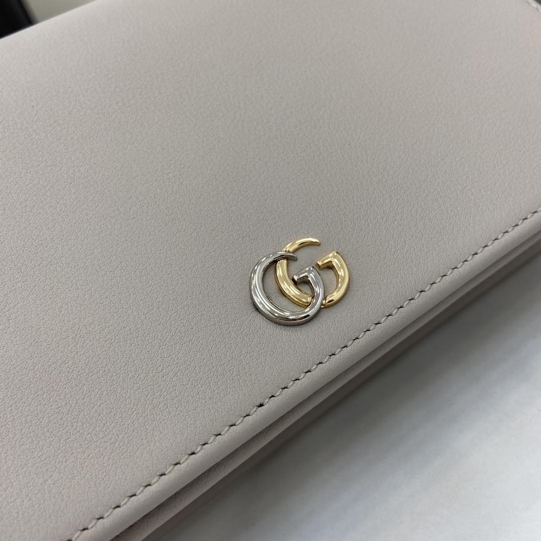 Gucci GG Marmont Chain Wallet - DesignerGu