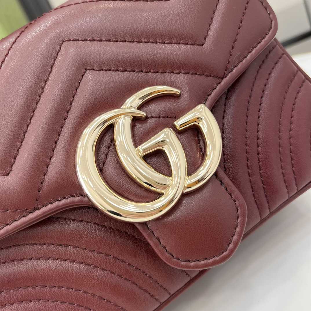 Gucci GG Marmont Mini Top Handle Bag - DesignerGu