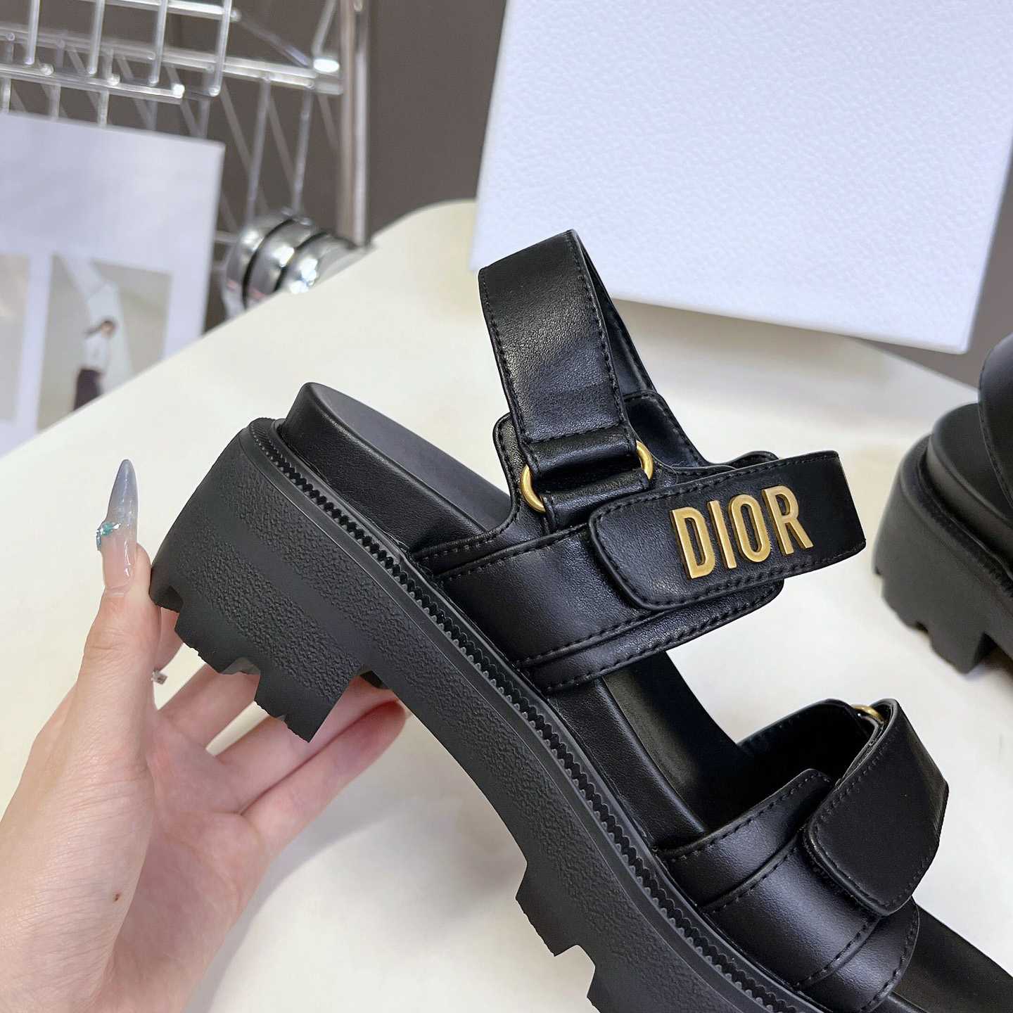 Dior Dioract Platform Sandal - DesignerGu