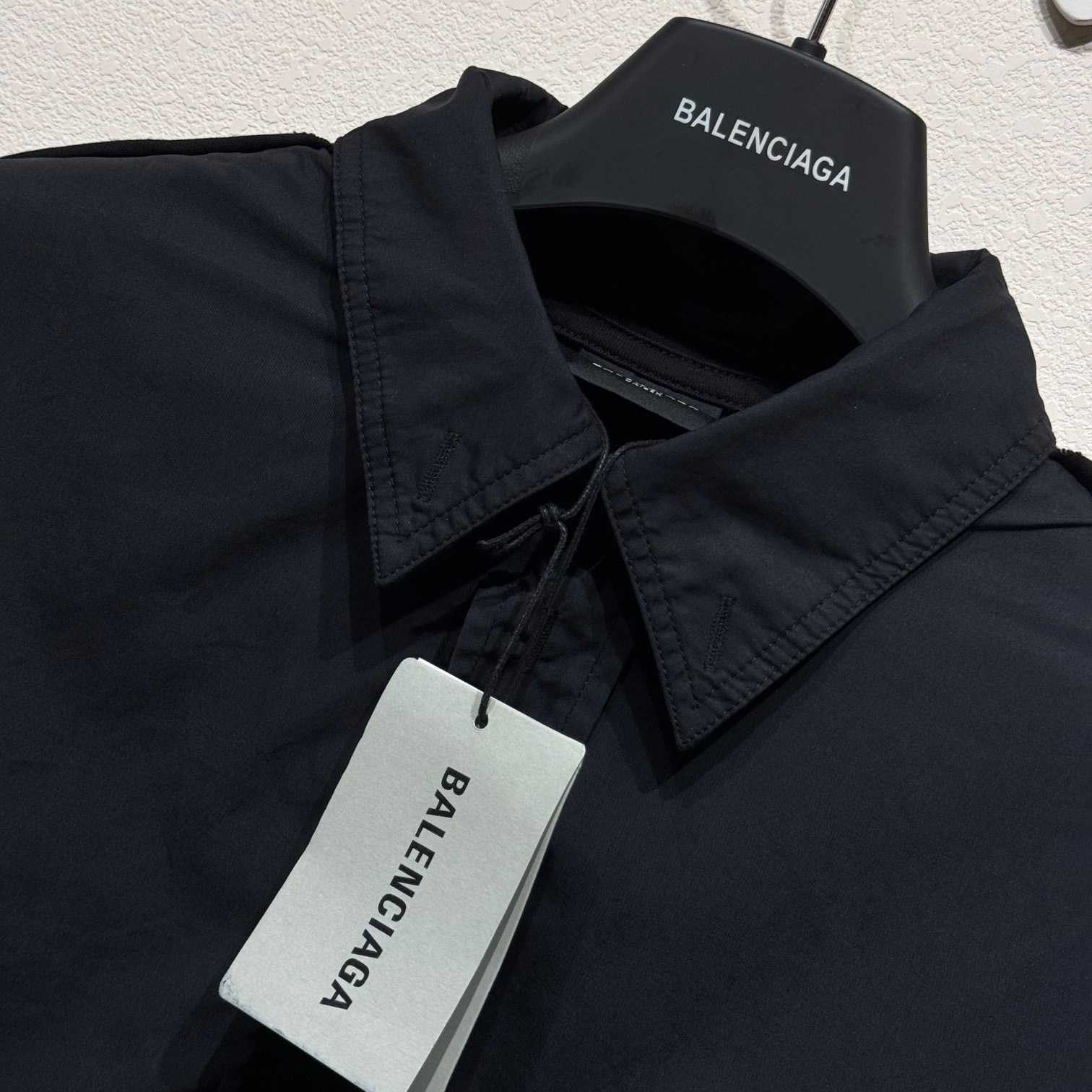 Balenciaga  Shirt Oversized in Black - DesignerGu