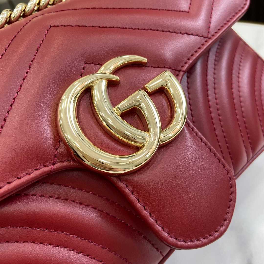 Gucci GG Marmont Mini Shoulder Bag - DesignerGu