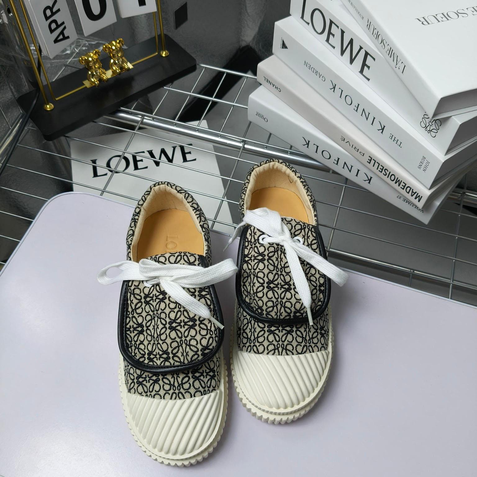 Loewe Anagram Jacquard Flap Low-top Trainers - DesignerGu