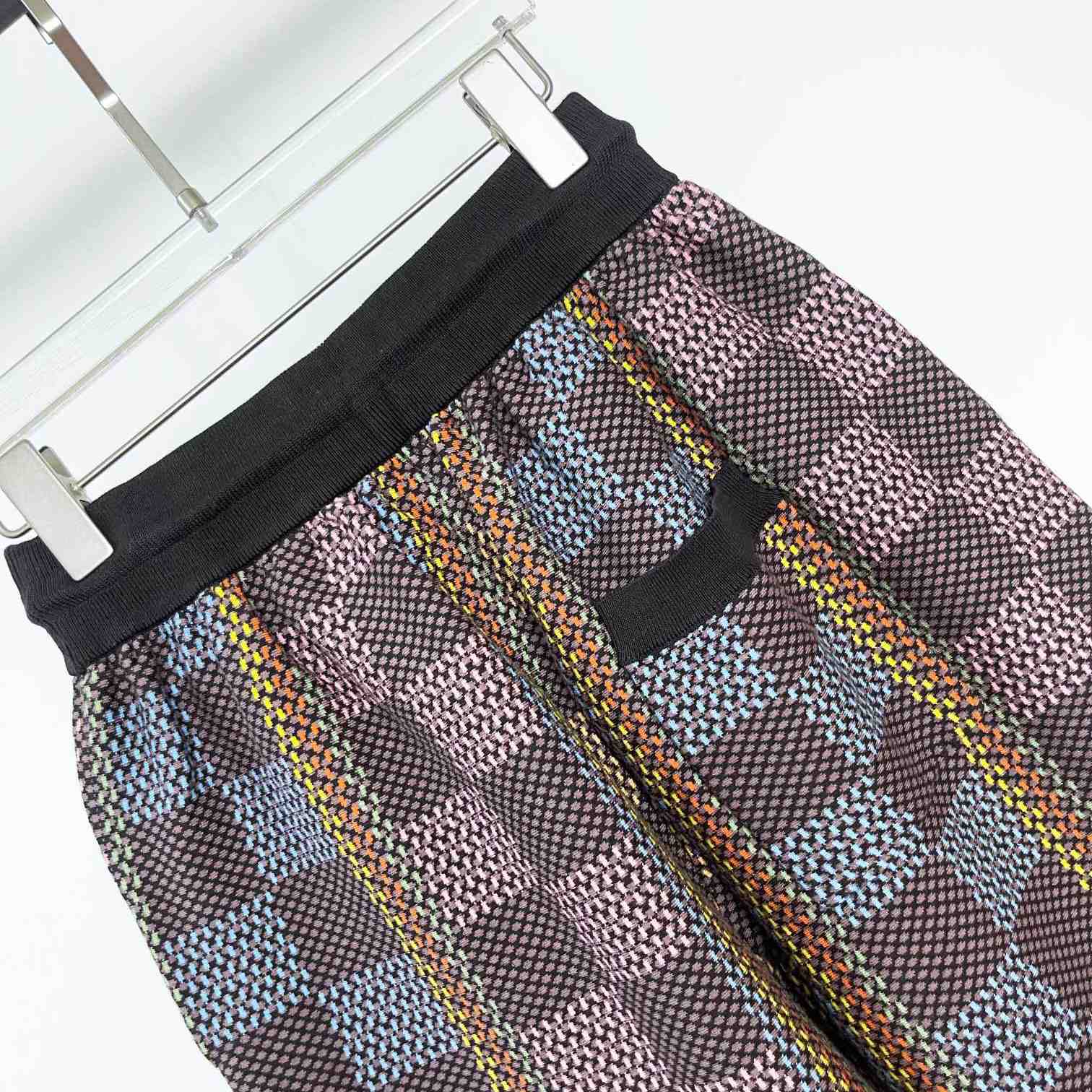 Louis Vuitton Damier Cotton Knit Shorts - DesignerGu