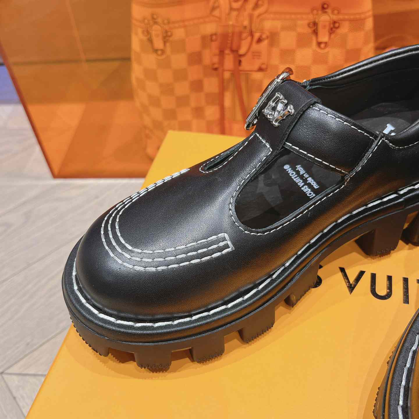 Louis Vuitton LV Checker Mary Jane   1ACNB6 - DesignerGu