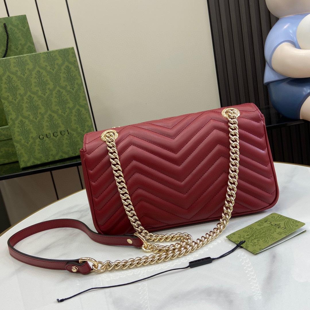 Gucci GG Marmont Small Shoulder Bag - DesignerGu