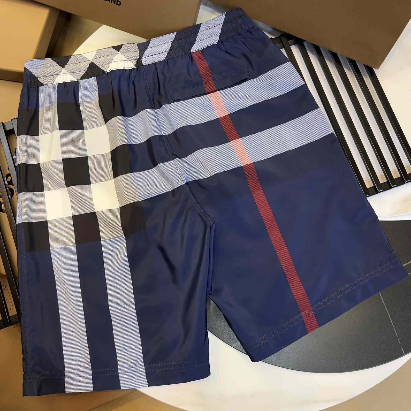 Burberry Checkered Twill Swim Shorts - DesignerGu