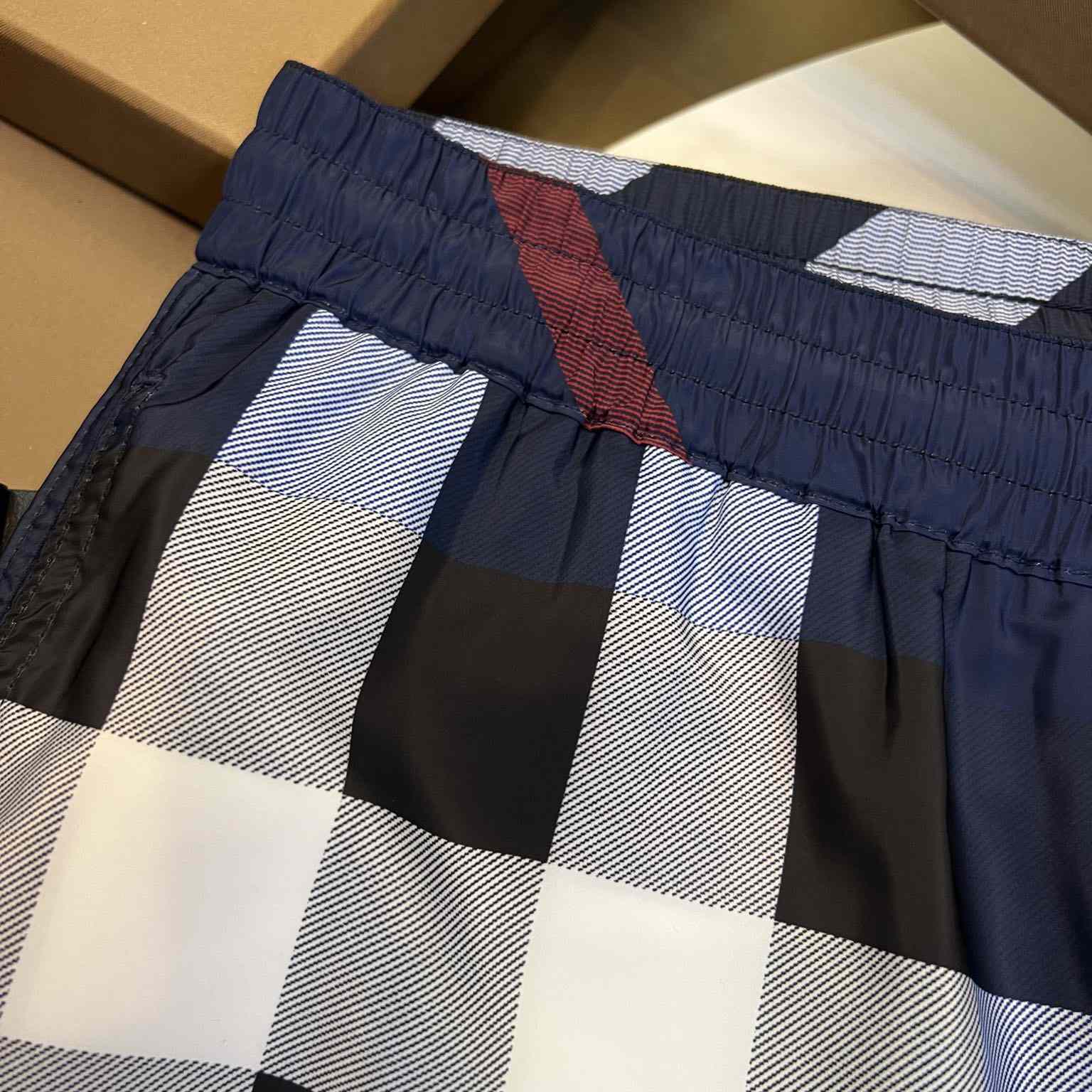 Burberry Checkered Twill Swim Shorts - DesignerGu