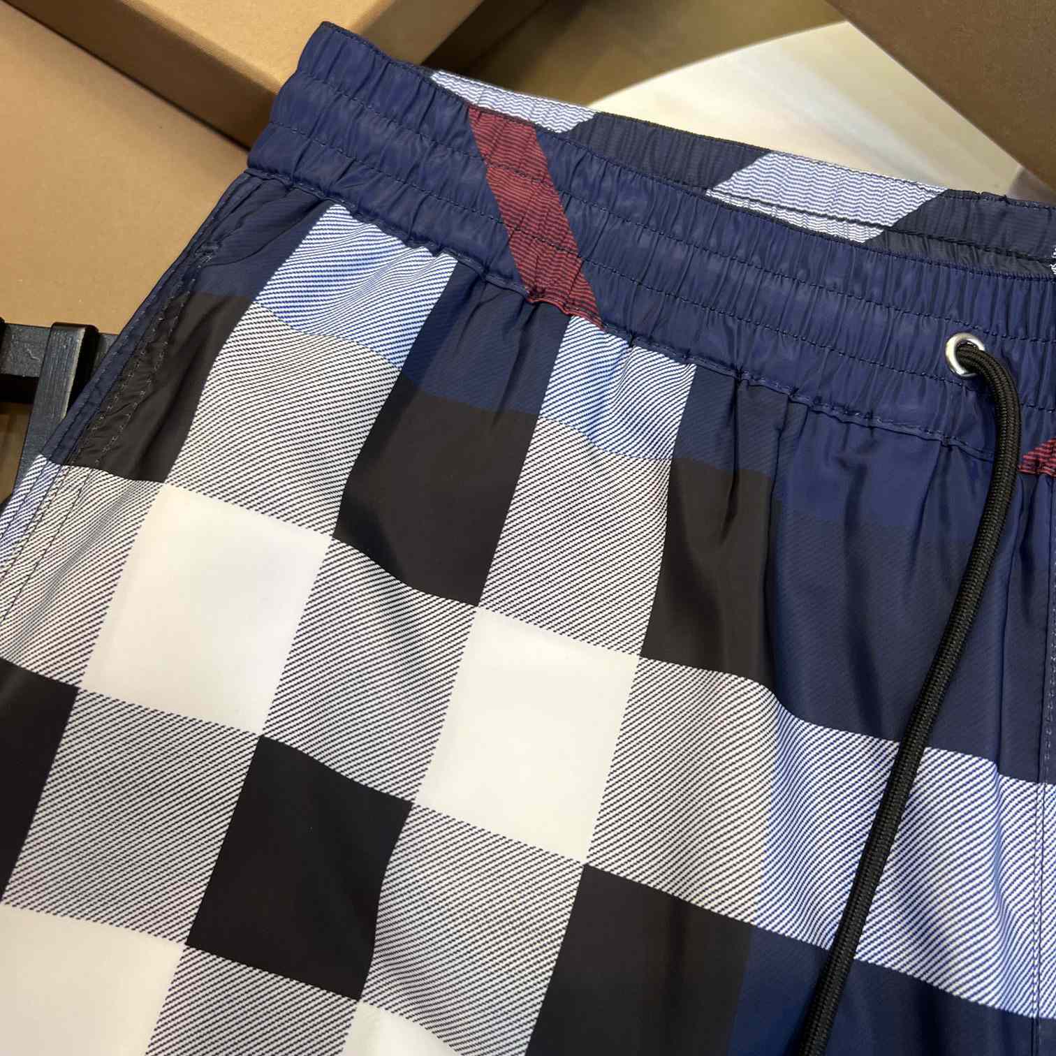 Burberry Checkered Twill Swim Shorts - DesignerGu