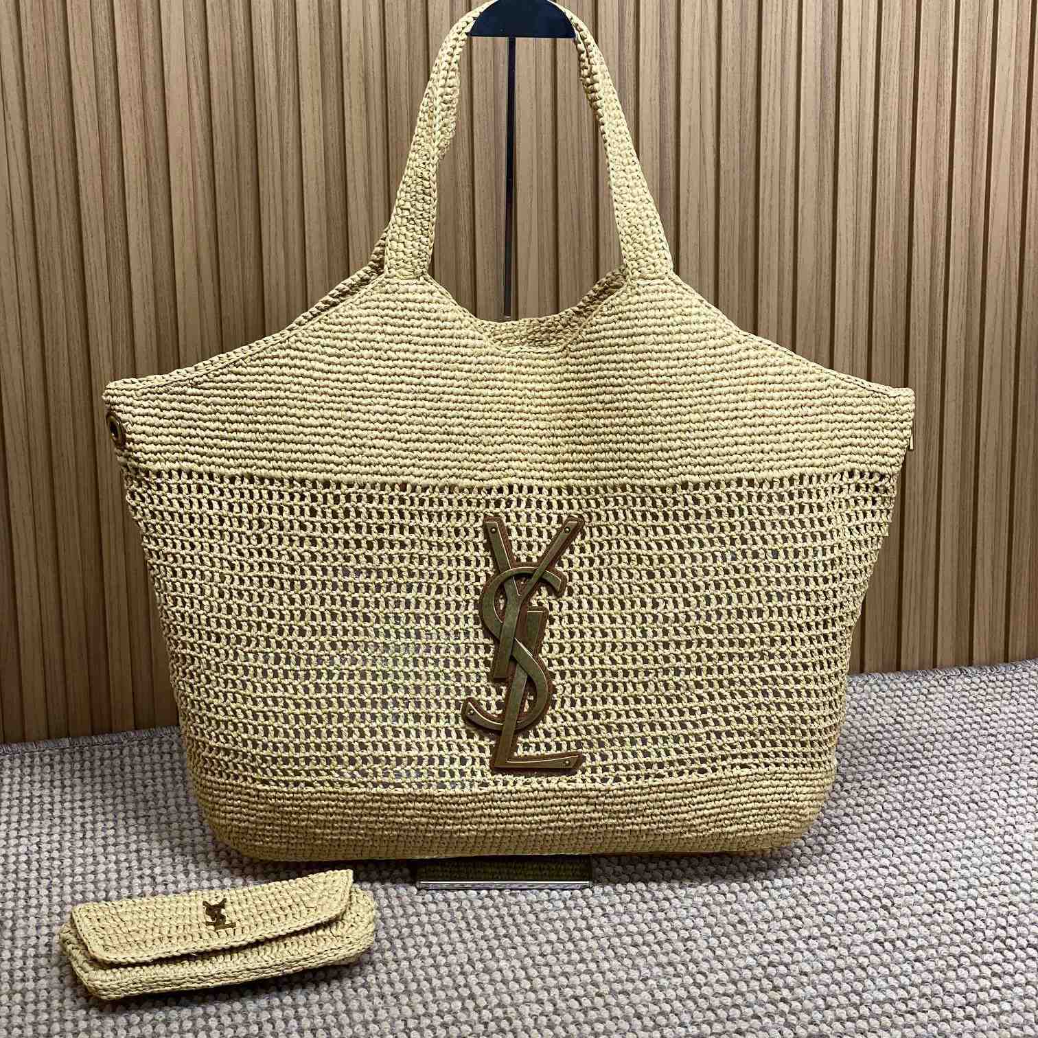 Saint Laurent Icare In Raffia - DesignerGu