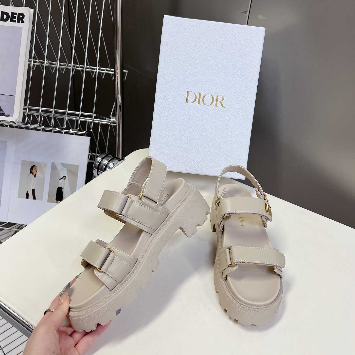 Dior Dioract Platform Sandal - DesignerGu