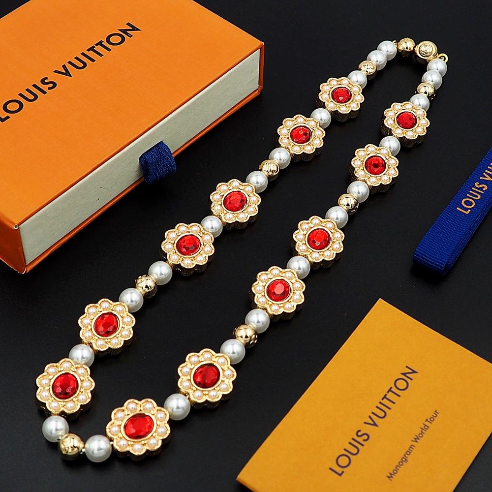 Louis Vuitton LV Dynasty Flower Necklace   M01763 - DesignerGu