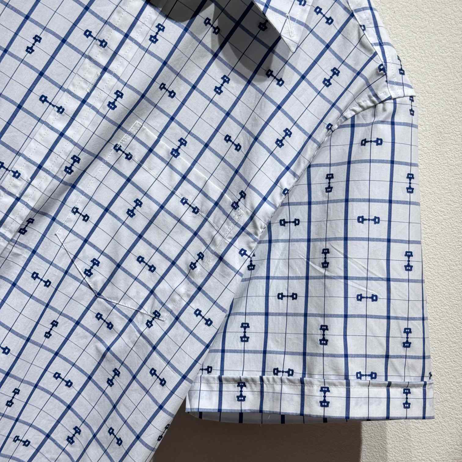 Gucci Horsebit Print Cotton Shirt  - DesignerGu