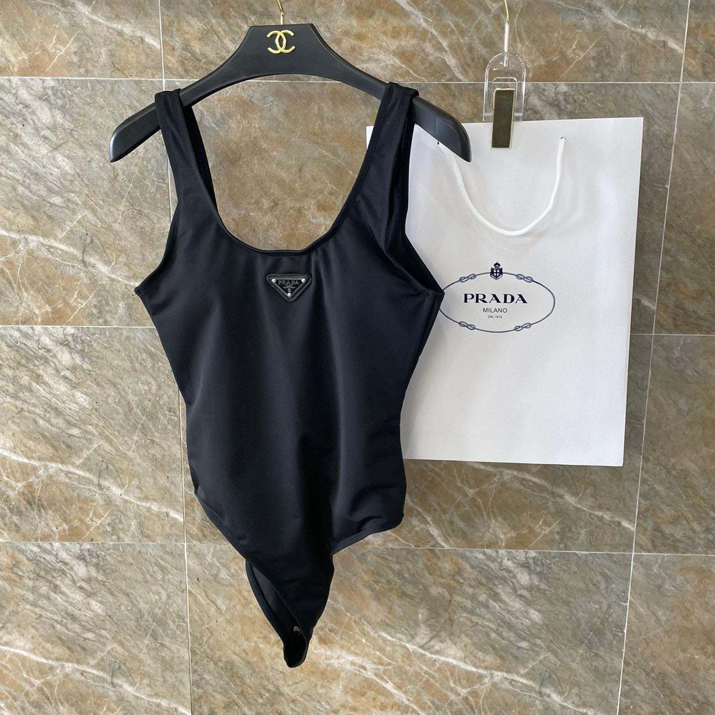 Prada Stretch Jersey Bodysuit - DesignerGu