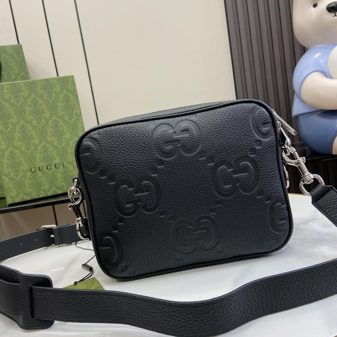 Gucci Jumbo GG Small Crossbody Bag - DesignerGu