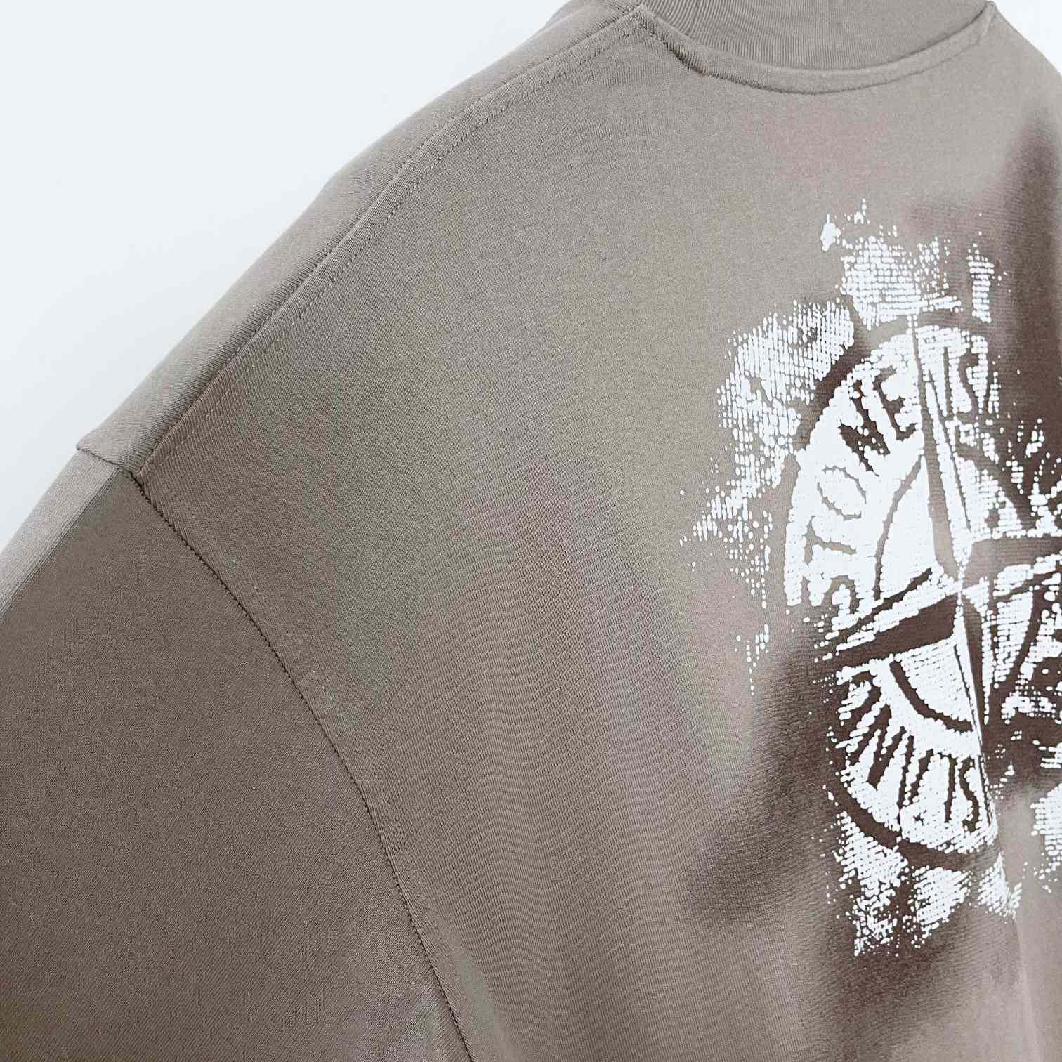 Stone Island Logo-print Cotton T-shirt - DesignerGu