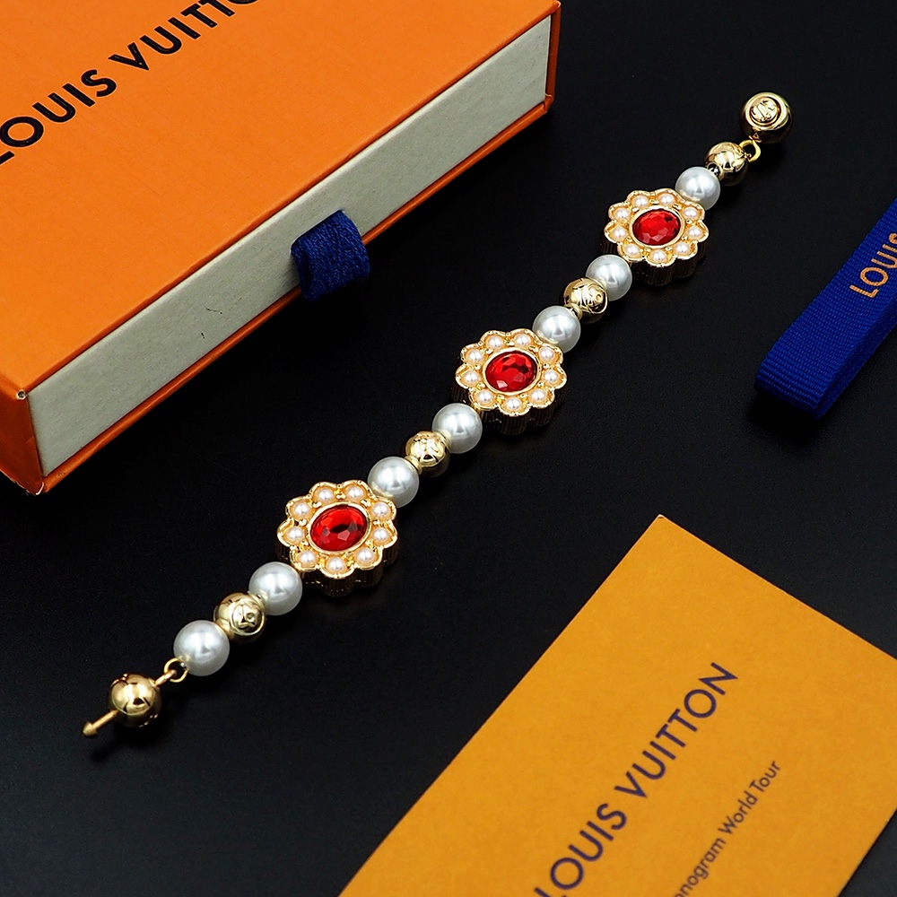 Louis Vuitton LV Dynasty Flower Bracelet - DesignerGu