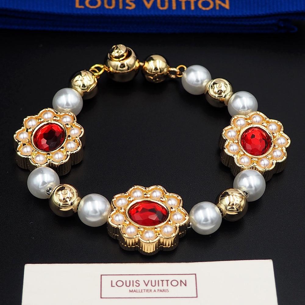 Louis Vuitton LV Dynasty Flower Bracelet - DesignerGu