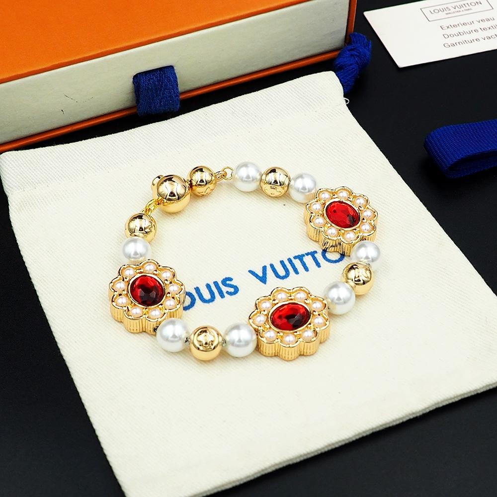 Louis Vuitton LV Dynasty Flower Bracelet - DesignerGu