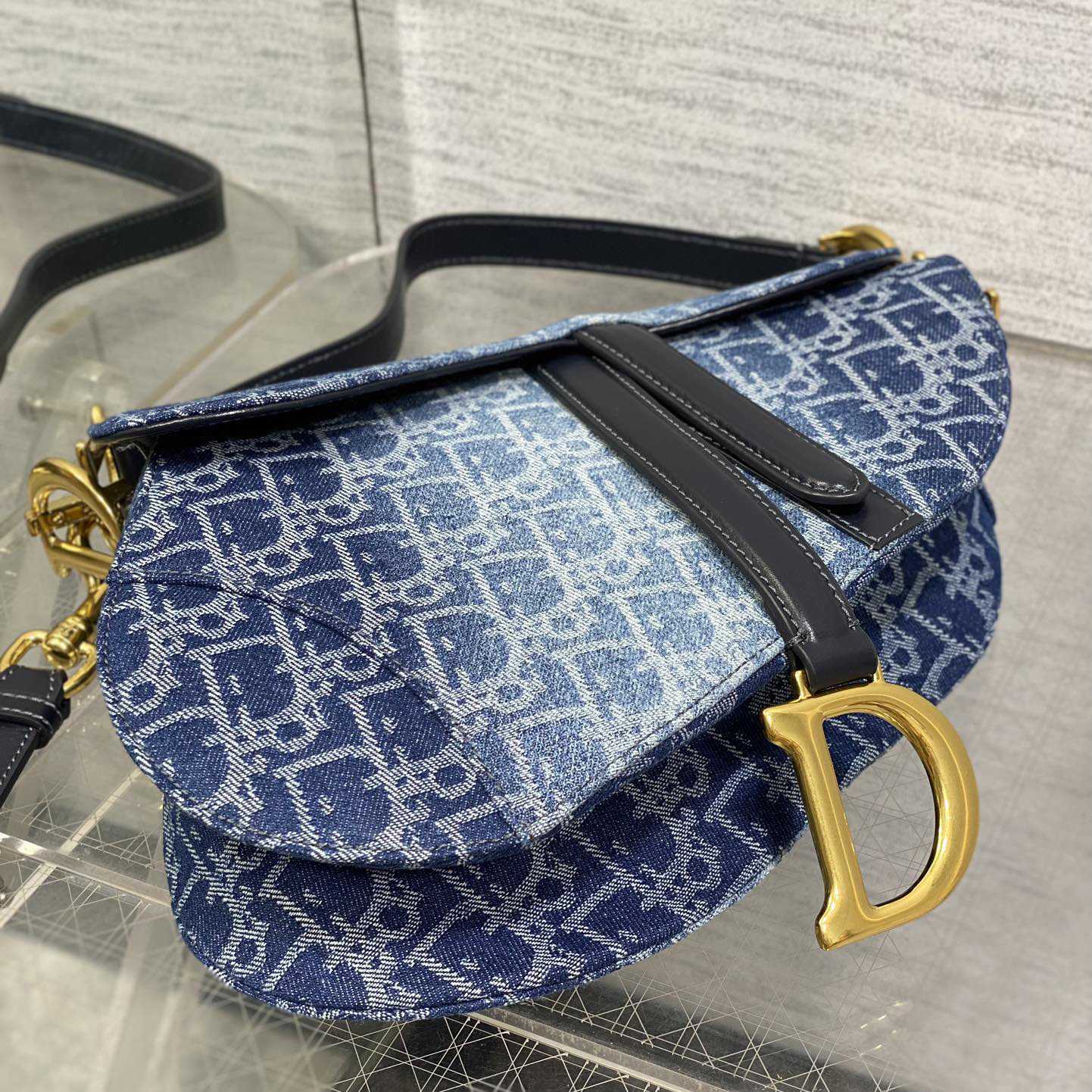 Dior Saddle Bag With Strap   - DesignerGu