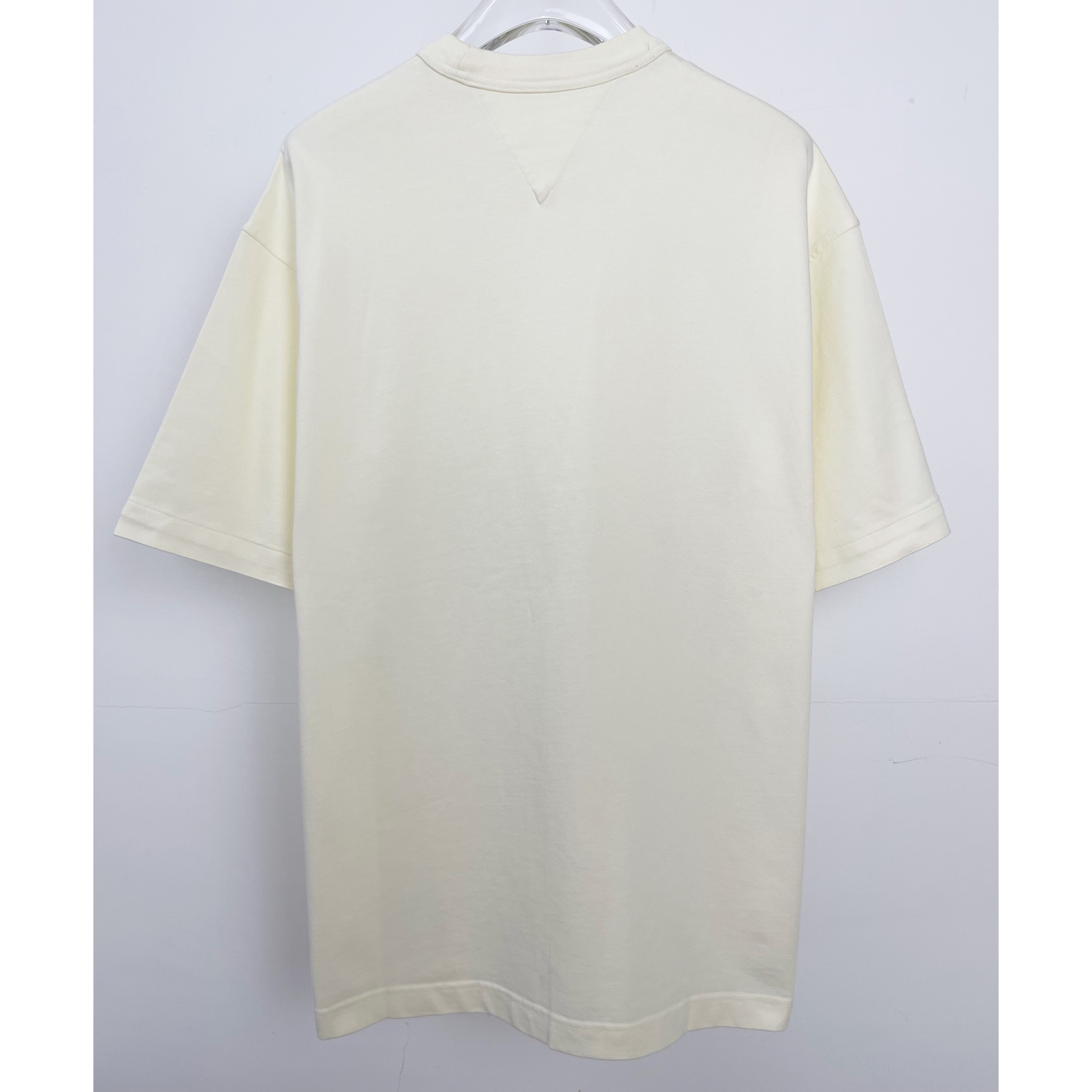 Bottega Veneta Cotton Jersey T-Shirt With Label - DesignerGu