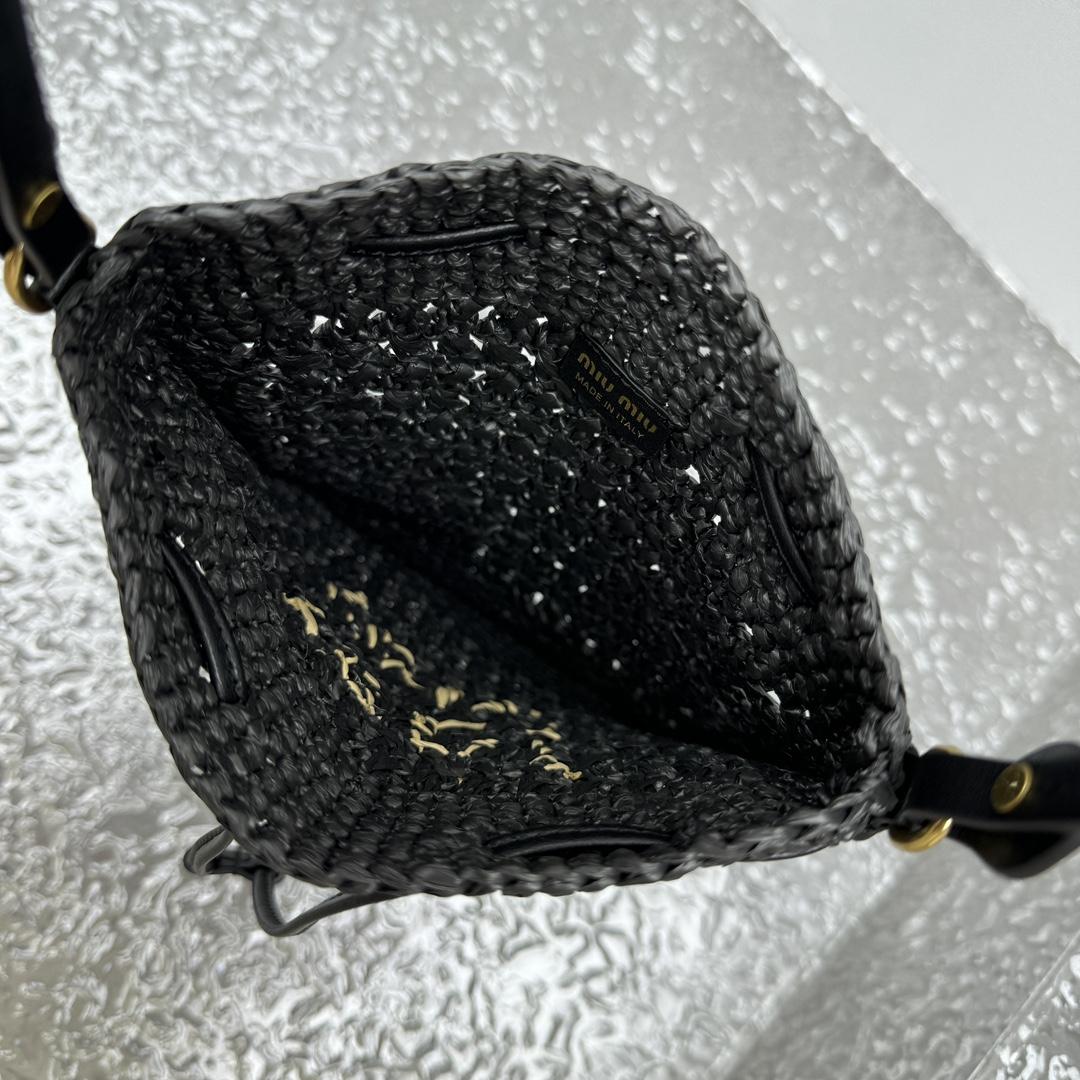 Miu Miu Woven Fabric Mini-bag - DesignerGu