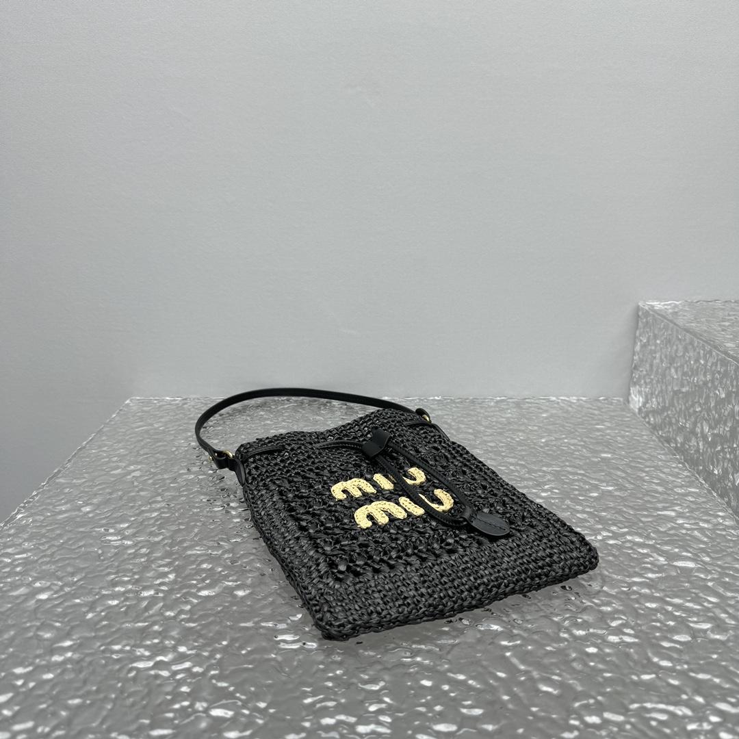 Miu Miu Woven Fabric Mini-bag - DesignerGu