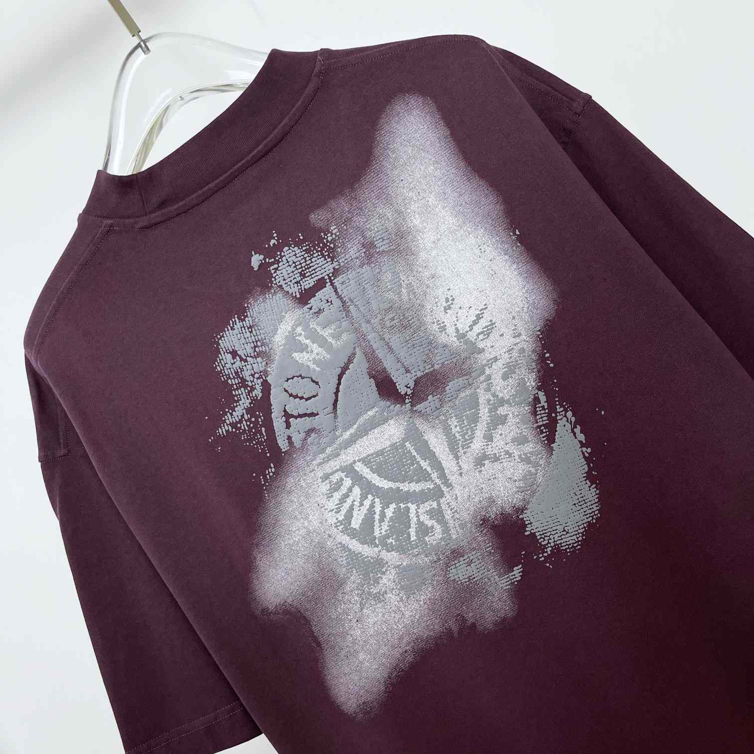 Stone Island Logo-print Cotton T-shirt - DesignerGu