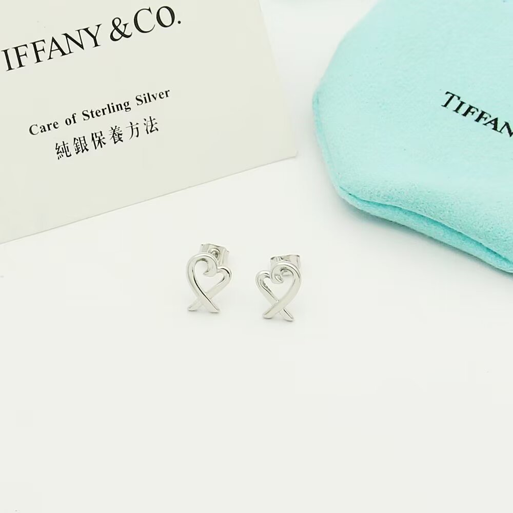 Tiffany & Co. Paloma Picasso Loving Heart Earrings - DesignerGu