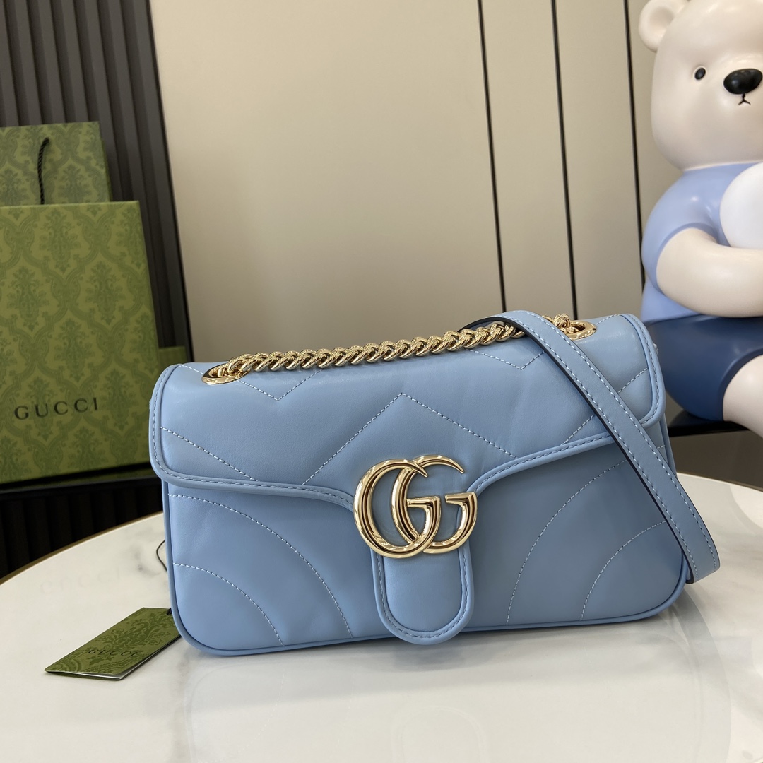 Gucci GG Marmont Small Shoulder Bag - DesignerGu