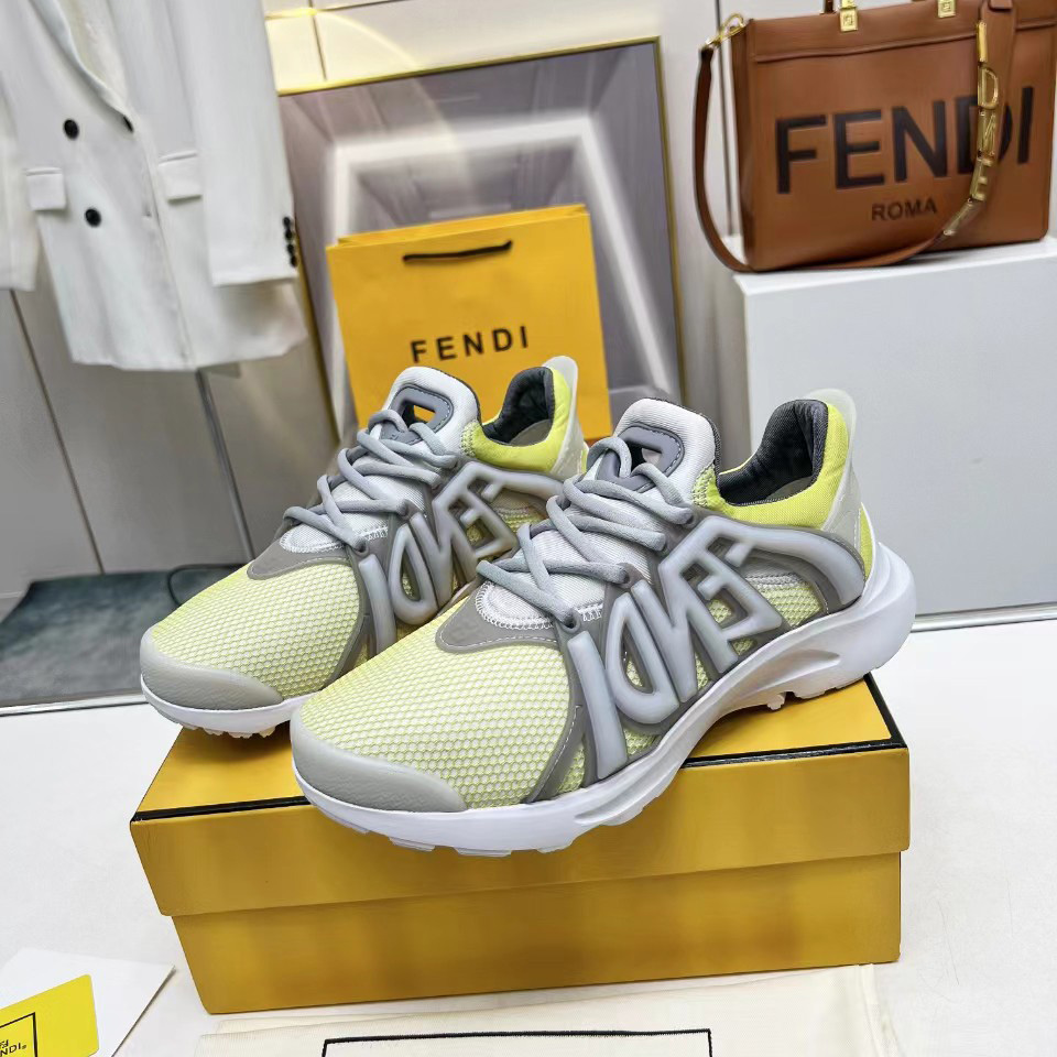 Fendi Tag Sneakers - DesignerGu