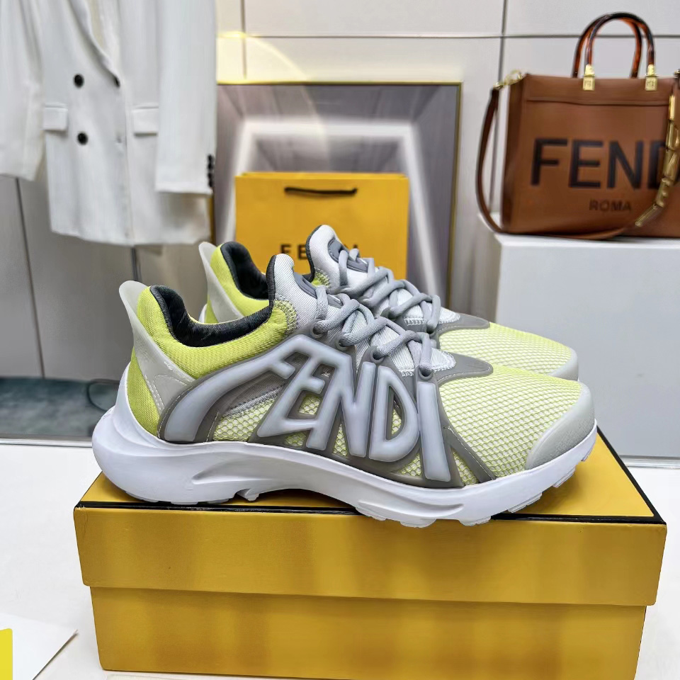 Fendi Tag Sneakers - DesignerGu