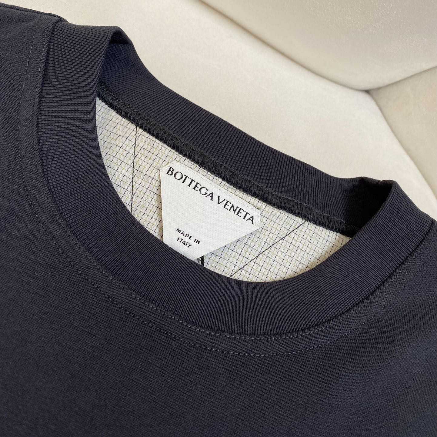 Bottega Veneta Double Layer Striped Cotton T-Shirt - DesignerGu