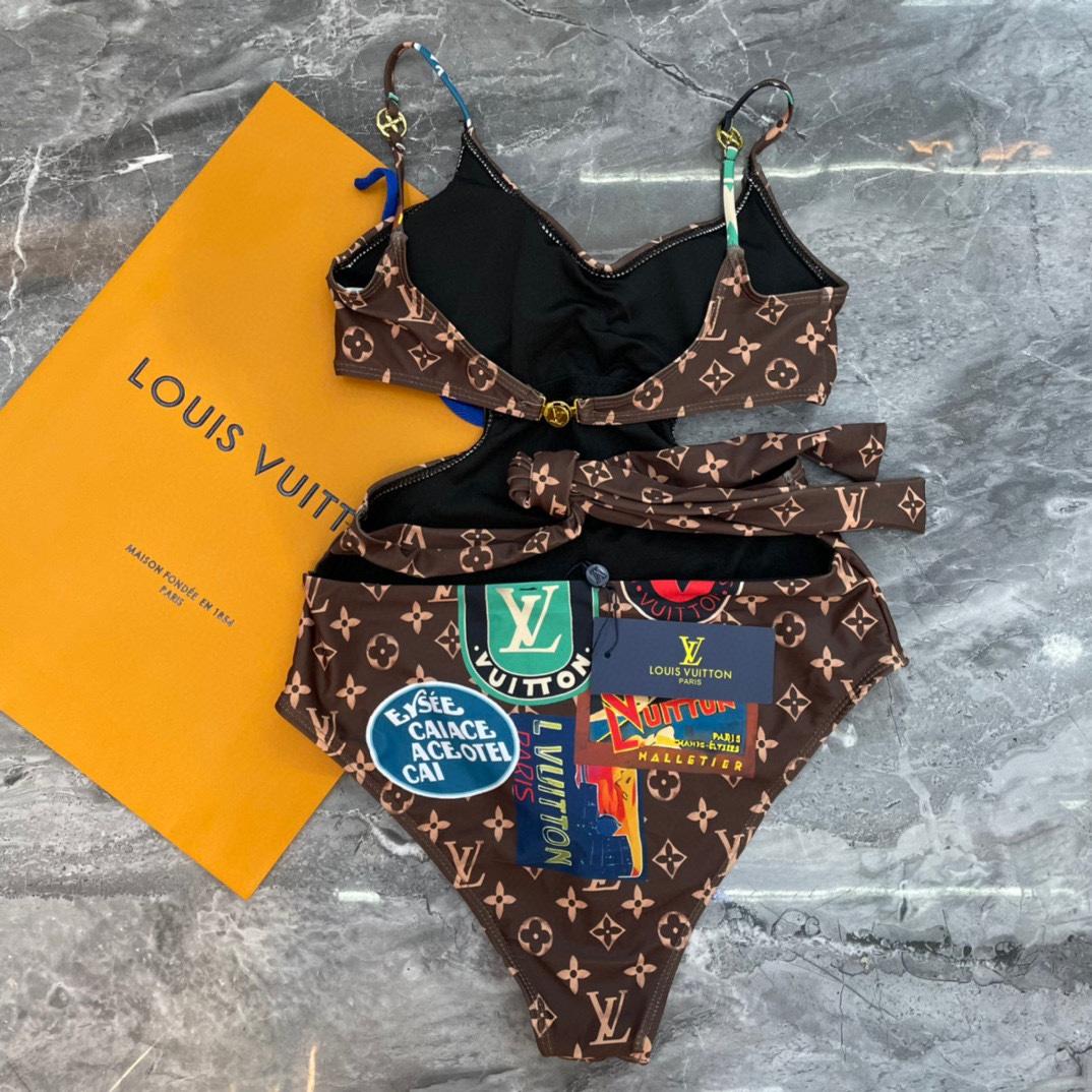 Louis Vuitton One-piece Swimsuit - DesignerGu