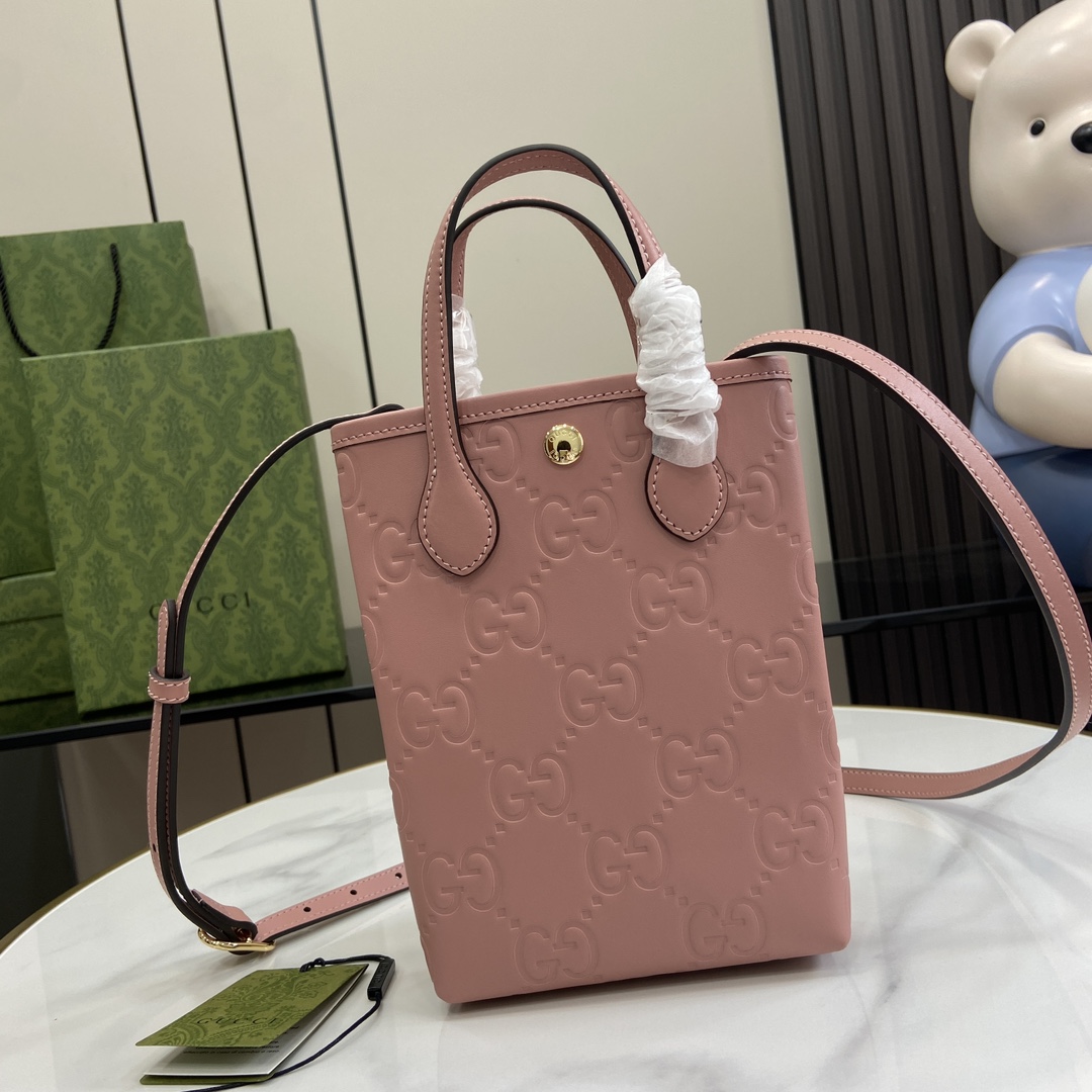 Gucci GG Super Mini Bag With Strap - DesignerGu