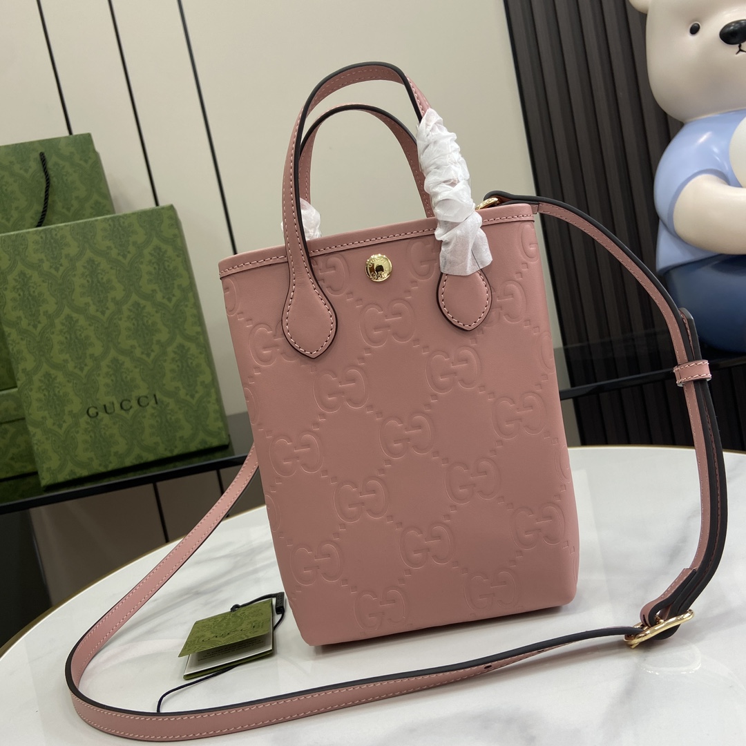 Gucci GG Super Mini Bag With Strap - DesignerGu